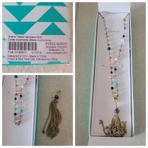 Stella & Dot Gitane Tassel Necklace Multi